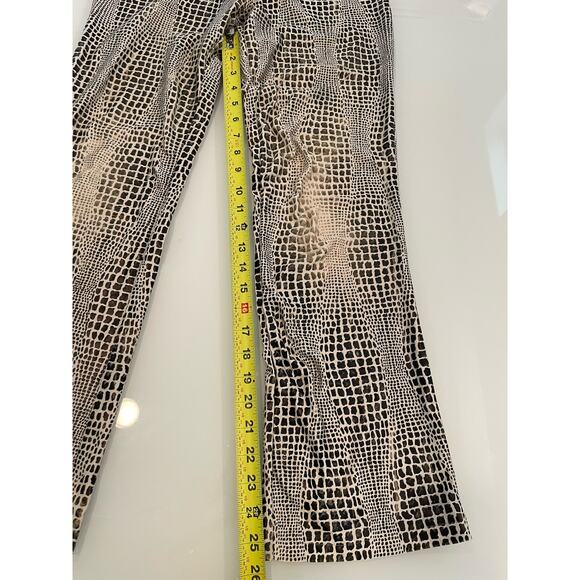 Women’s Snake Print Pants Boot Flare Women’s size XS - Picture 7 of 9